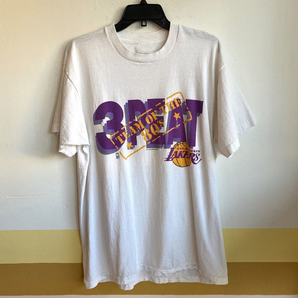 Vintage Champions 2000 Los Angeles Lakers US M shirt 90s 80s tee for fan men wo